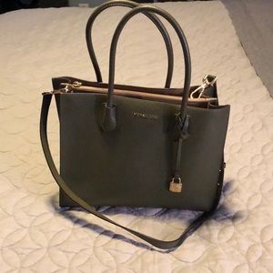 Michel Kors Mercer Saffiano Leather Satchel